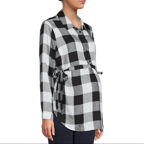 NWT Maternity Popover Top from Time and Tru - Picture 1 of 6